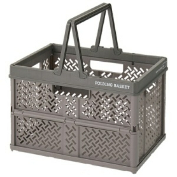 Tenma Foldable Storage Box with Handle - Compact When Folded Finished Product Folding Basket - Small Size Foldable Container with Room-Friendly Design Oricon Basket Basket Perfect for B5 Files Plastic