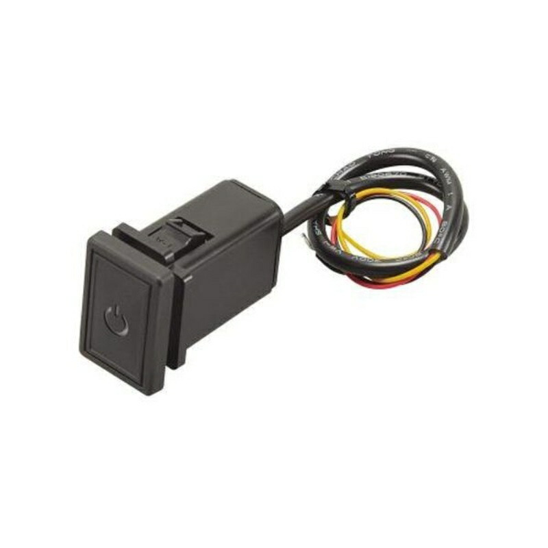 Amon Push Switch (for Toyota Vehicles) ON-OFF DC12V・500mA Light Color: White 3216