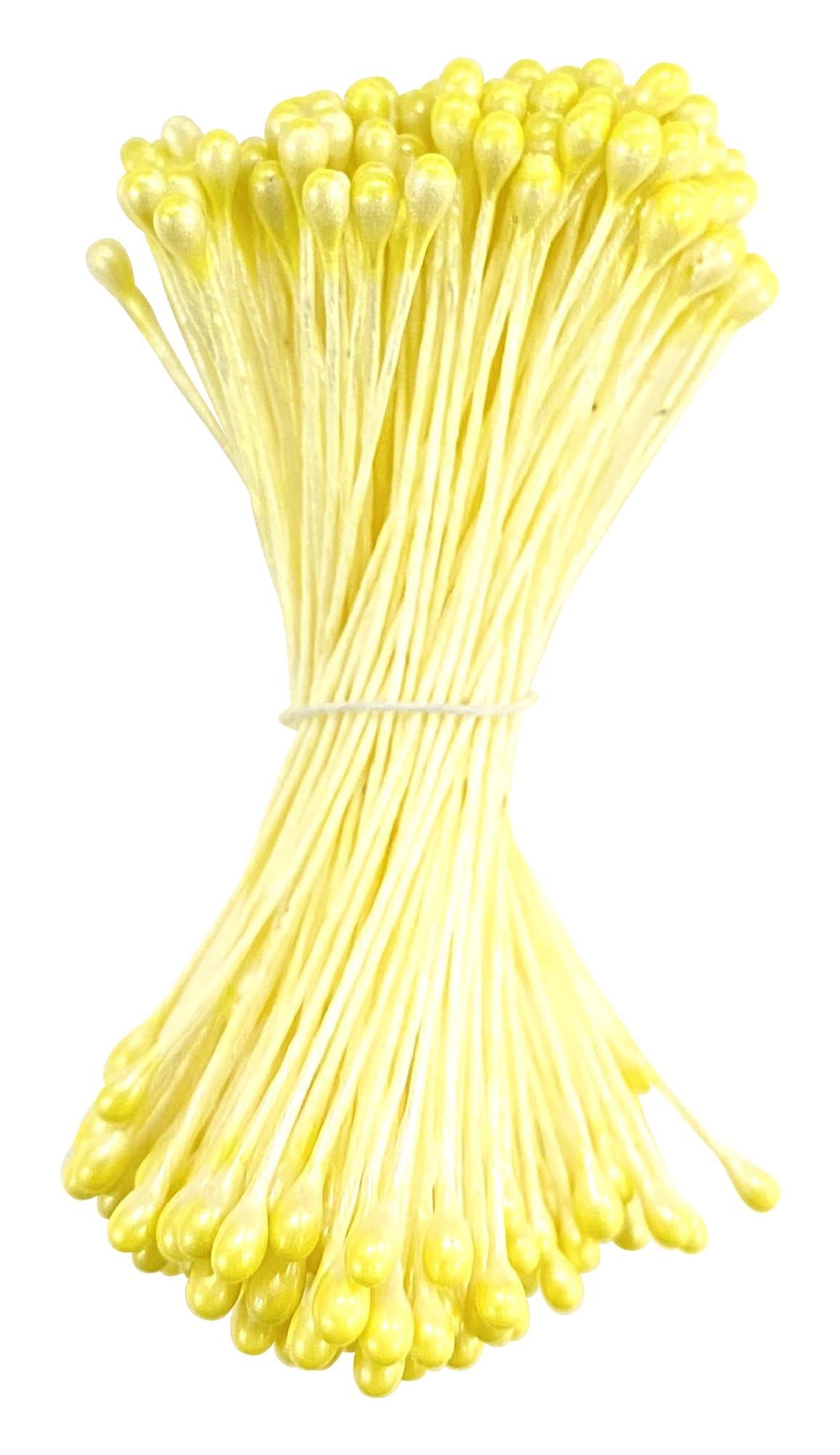 Takagi Fiber Flower Core Flower Pep Pearl Type FP-2 Yellow Size approx. 2mm 1 bag approx. 130-140 pieces