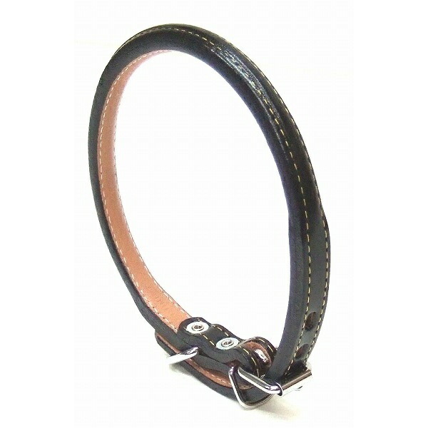 ONS ON Rolled Collar #2 Black (Small Dog)
