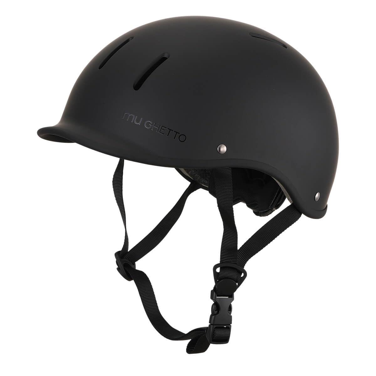 ISHINO SHOKAI Bicycle Helmet for Adults and Children Ages 6 and Up ISN11303-ISN11304 Adjustable Size SG Standard Compliant L (57–60cm) Matte Black