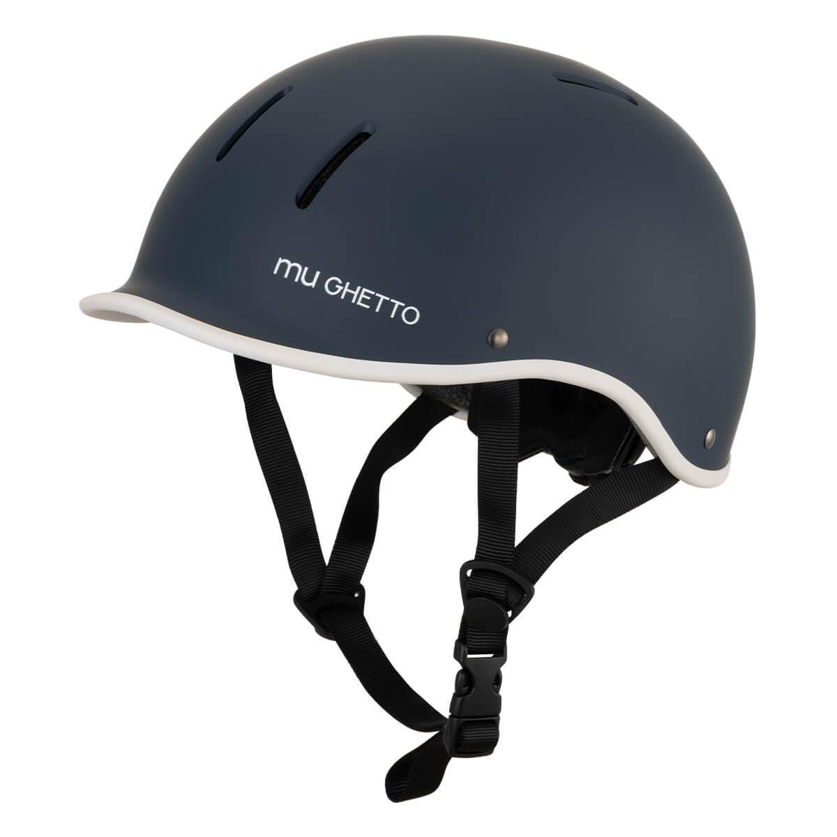 ISHINO SHOKAI Bicycle Helmet for Adults and Children Ages 6 and Up ISN11303-ISN11304 Adjustable Size SG Standard Compliant L (57-60cm) Matte Navy