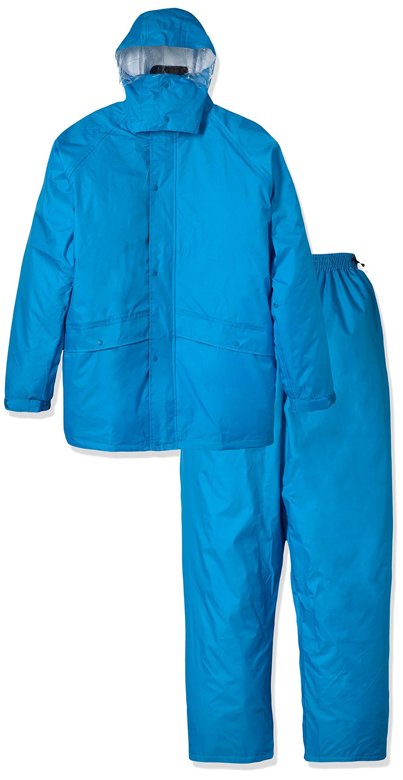 Mac Phoenix 2 Rain Suit Top and Bottom Waterproof Breathable Coating Blue 4L AS-7400