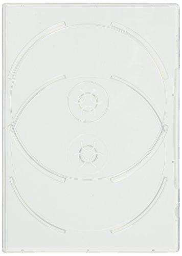 ELECOM Tall Case DVD/BD Compatible Slim 2-Disc Capacity 10-Pack CCD-DVDS06CR