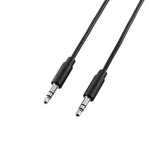 ELECOM Stereo Mini Plug Audio Cable Ultra-Slim Connector Black 2m DH-MMRN20
