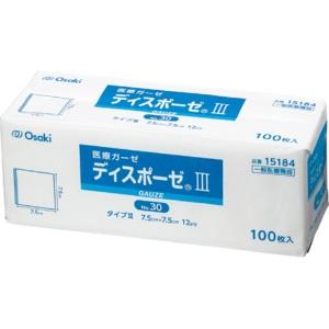 OO Osaki Disposable Gauze Pad Dispose III No. 30 100-count General Medical Device 15184