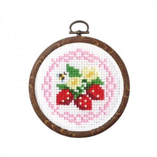 Olimpas Silk Petit Hoop Part 2: Fruit & Flower Strawberry and Lace 7443