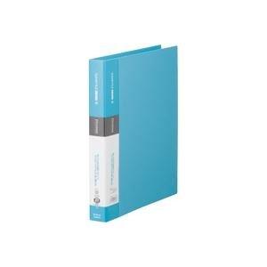 King Jim Clear File Simplies Transparent Replaceable Type Maximum Capacity 80 Pockets 30-Hole A4 Vertical Light Blue 138SPW-LB