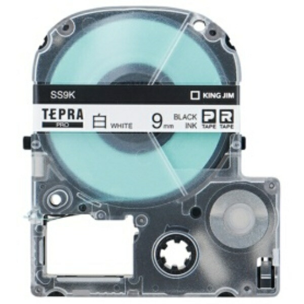 King Jim Tepla PRO Tape Cartridge Eco Pack 5-Pack 9mm White Label/Black Text Length 8m SS9K-5P