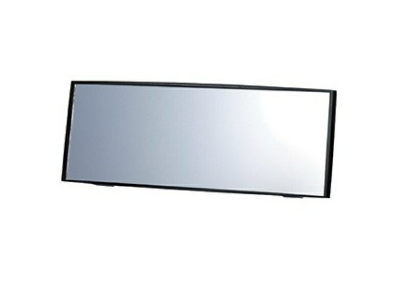 CARMATE Car Rearview Mirror 3000R Wide-Angle Mirror 240mm Chrome Mirror Black Frame M39