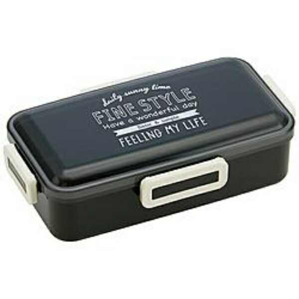 Skater Ag+ Antibacterial Lunch Box 830ml Large Capacity Fine Style Black Made in Japan PFLB8AG