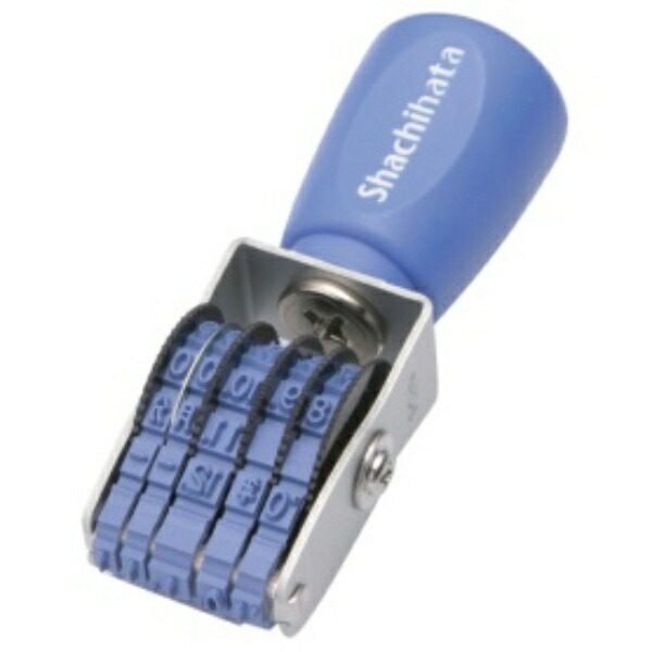 Shachihata Stamp Rotating Rubber Stamp Western Date Size 5 Approx. 20×4mm NFD-5G Gothic Font