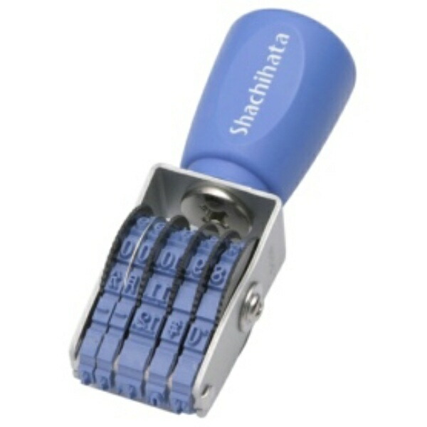 Shachihata Stamp Rotating Rubber Stamp Western Date Size 5 Approx. 20×4mm NFD-5M Mincho Typeface