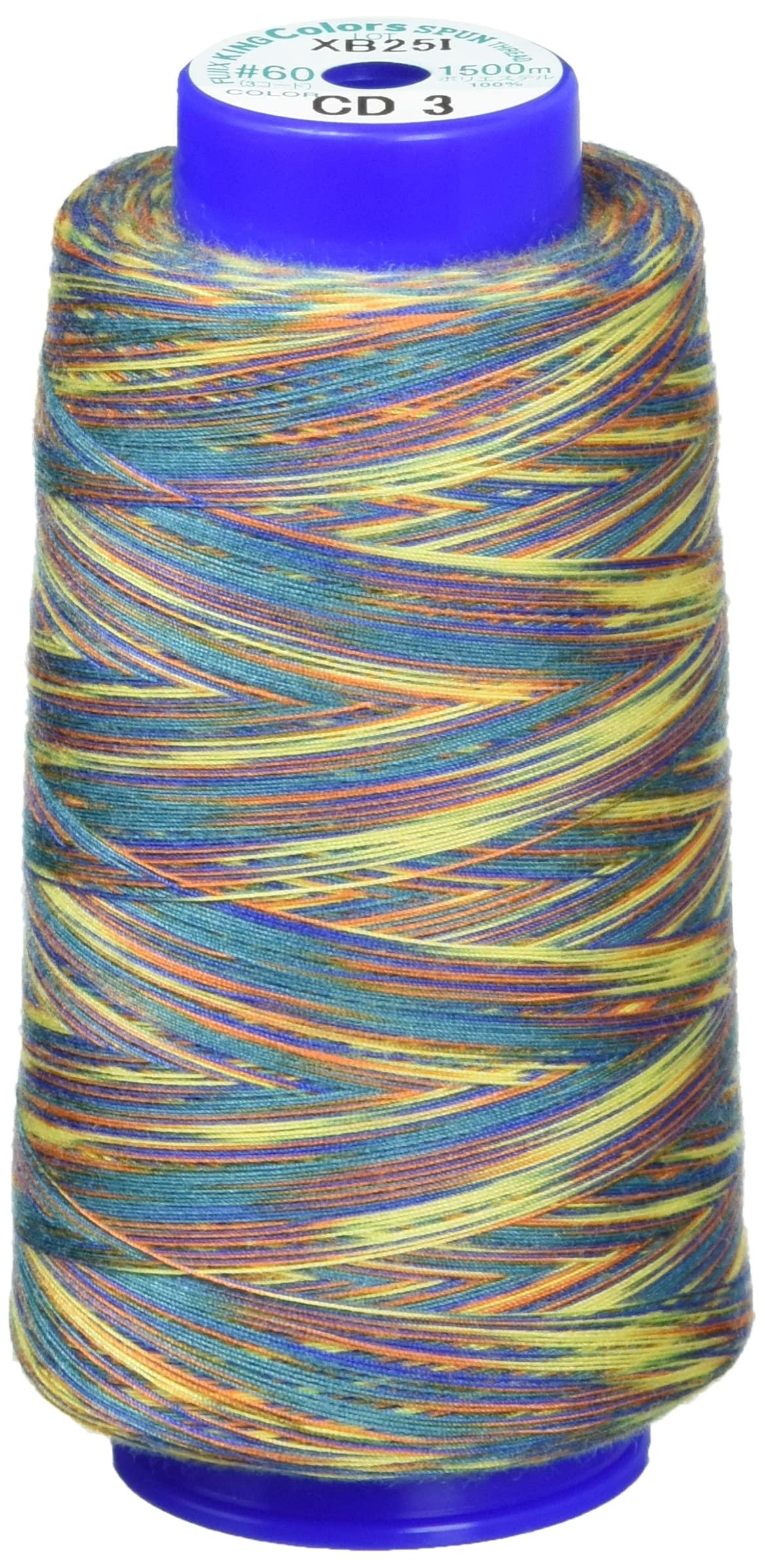 FUJIX King Colors Spun Sewing Thread Gradient-Dyed Sewing Thread #60 1500m [22] FK4826-3