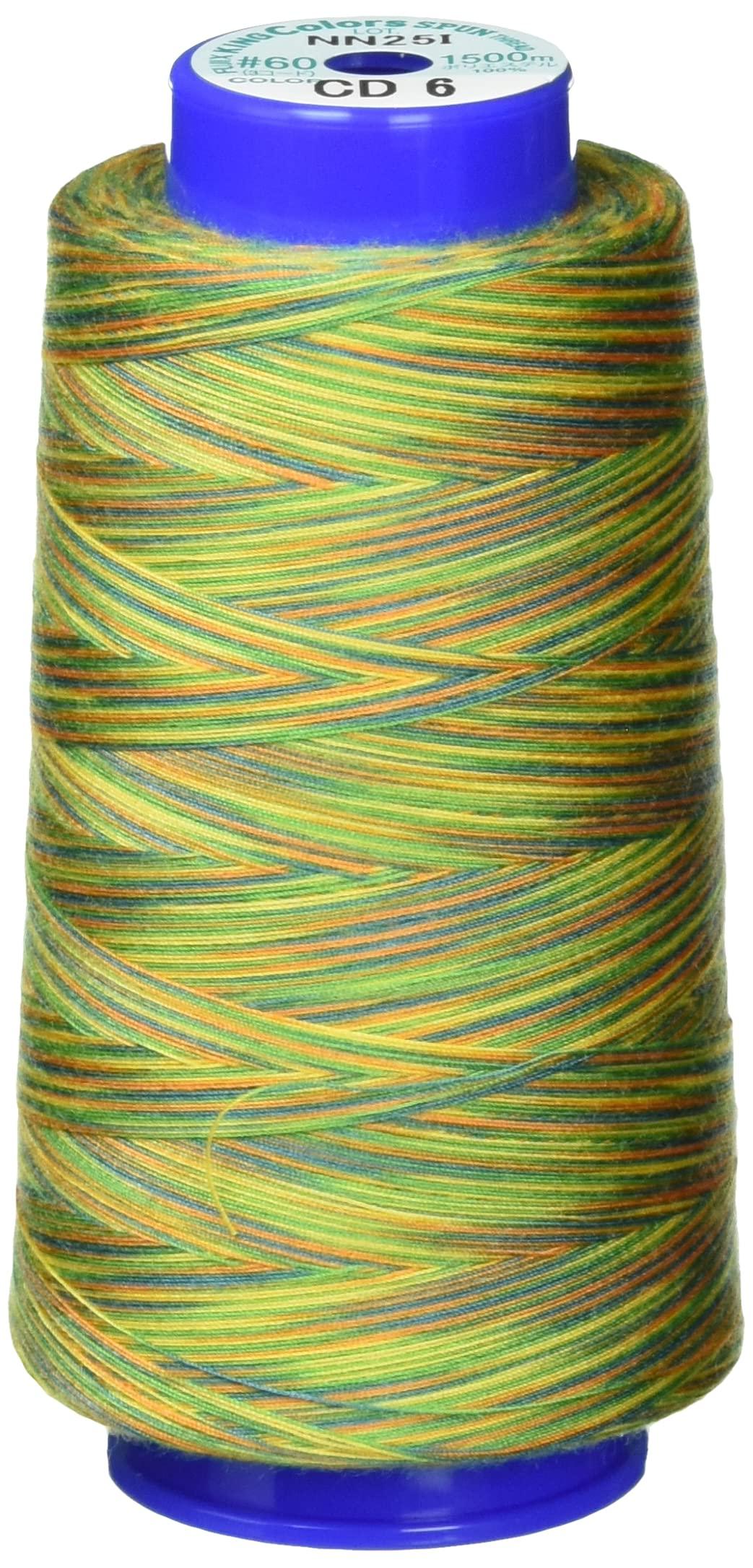 FUJIX King Colors Spun Sewing Thread Gradient-Dyed Sewing Thread #60 1500m [22] FK4826-6