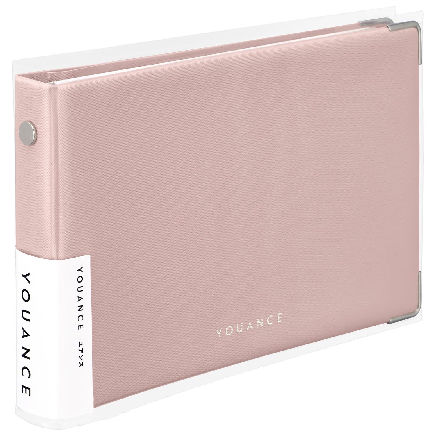 Maruman Loose-Leaf Binder Yuans Mini 5-Hole Light Pink FM64-38