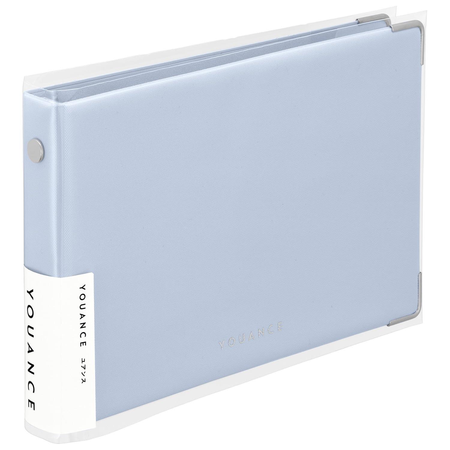 Maruman Loose-Leaf Binder Yuans Mini 5-Hole Blue Gray FM64-41