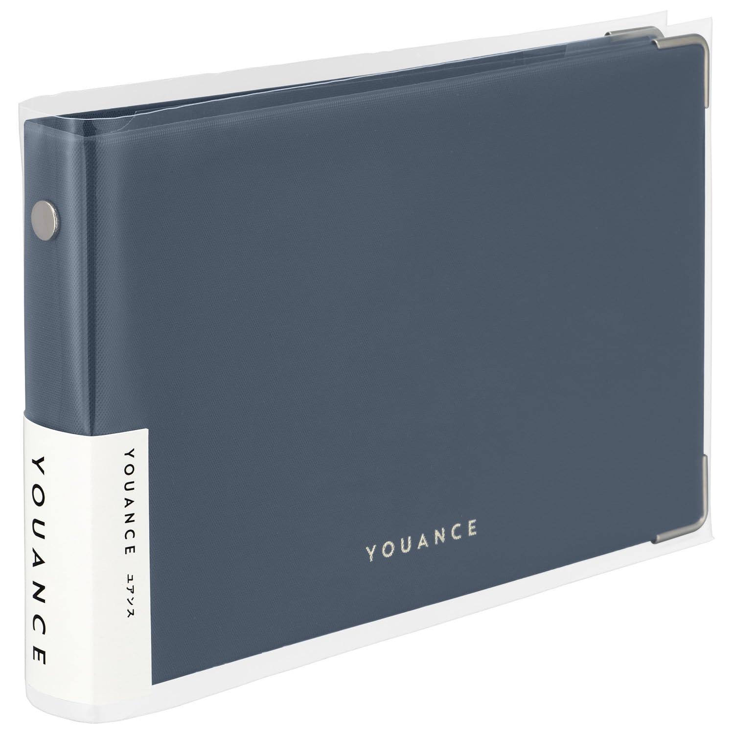 Maruman Loose-Leaf Binder Yuans Mini 5-Hole Navy FM64-72