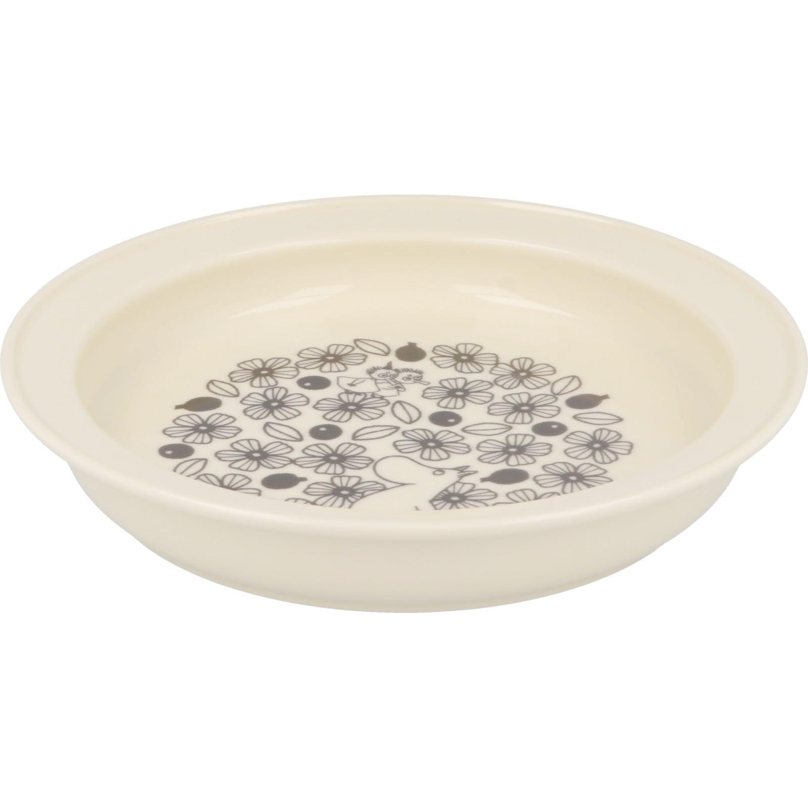 MOOMIN Curry Plate 21cm L Easy to Scoop Moomin White Made in Japan MM7501-320