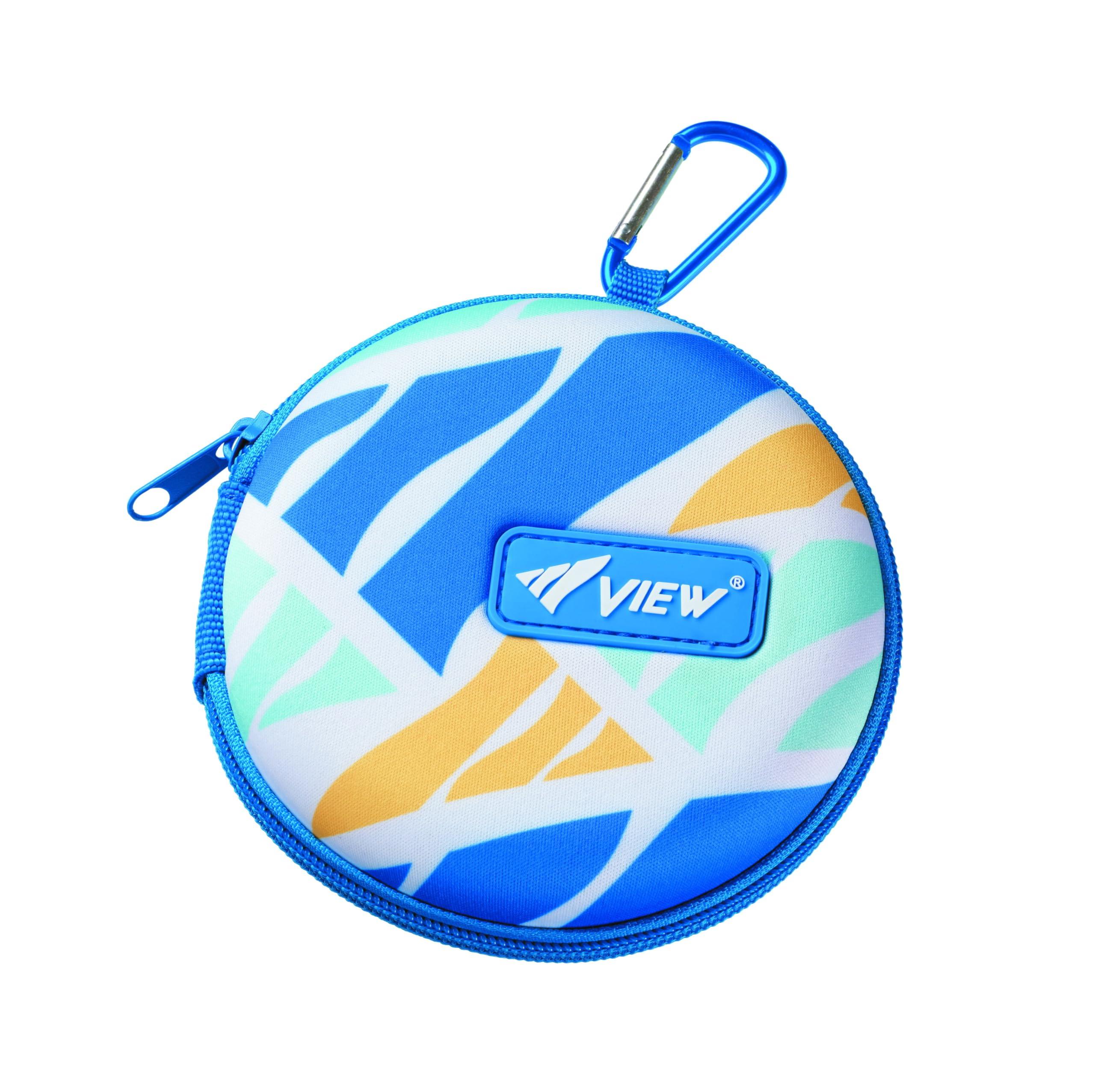 [View] Swimming Goggle Case with Carabiner Clip Swimming Goggles Protection Case with Ventilation Holes Protective Case for Underwater Goggles Small Item Storage Case Blue VA1304 BL