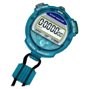 [CREPHA] CREPHA Digital Stopwatch 3 ATM Water Resistance Countdown Timer Clear Blue TEV-4013-BL