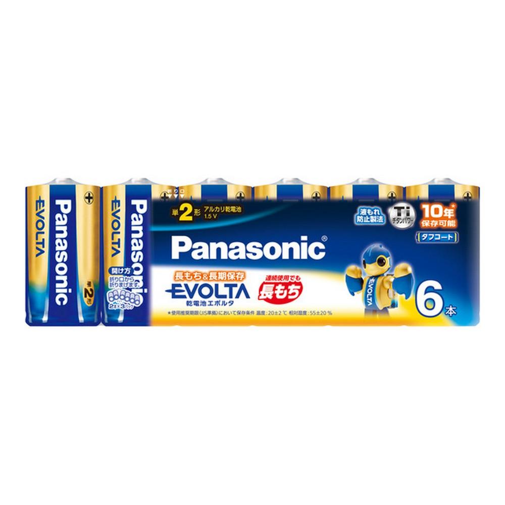 Panasonic Alkaline Batteries Evolta D Size 6-Pack LR14EJ/6SW