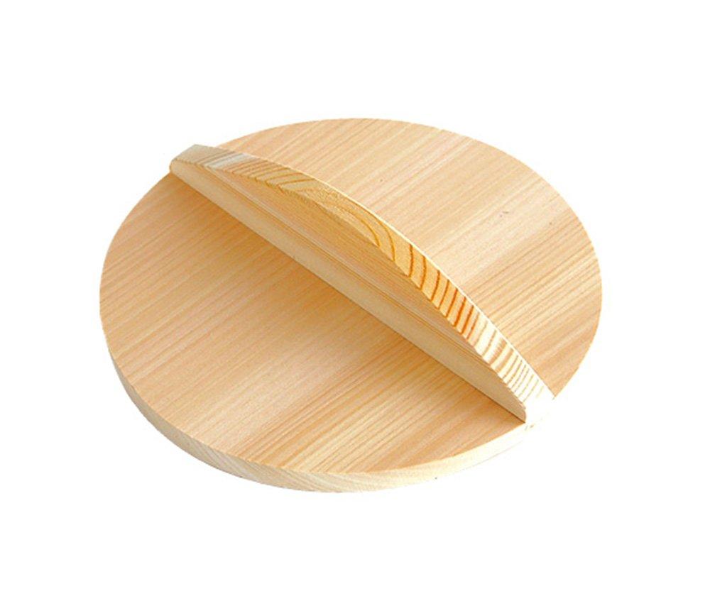 Yamako Drop Lid, Diameter 14cm, 82559, Natural Wood
