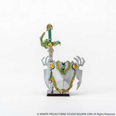 Tenyo Metallic Nano Puzzle Dragon Quest: Sword of the Sky & Shield of the Sky EP-5-067 Stainless Steel Material No Adhesive Required Thickness 0.2mm Ultra-Precision Laser Cutting Craft Project 3D Model