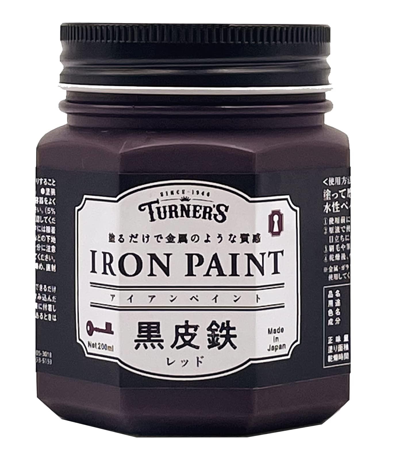 Turner Color Water-Based Paint Iron Paint Black Skin Iron Red IRK20021 200ml