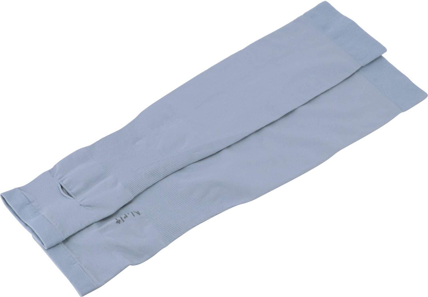 Nrit Quick-Dry UPF50+ Arm Cover with Fingerless Gloves Tube Nine Coolette Gloves Gray 1610117
