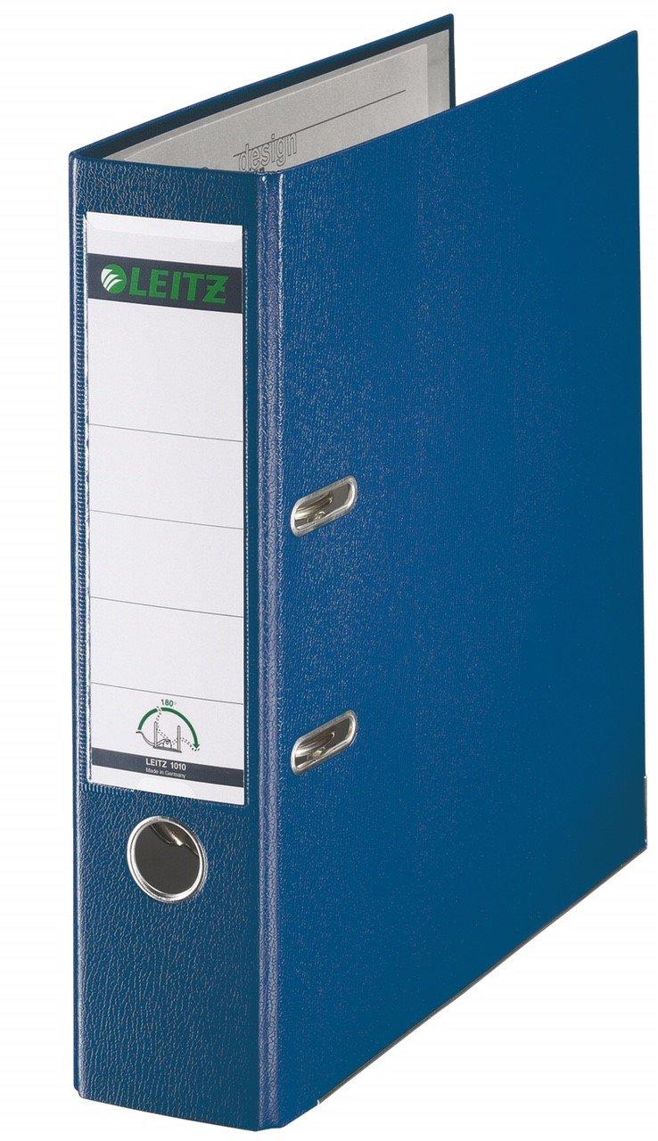 LEITZ Lever Arch File A4 81mm Back Width 2-Hole 600-Sheet Capacity Blue 10105035