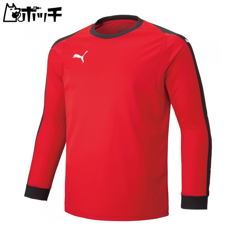 [PUMA] LIGA Junior GK Shirt with Pads Kids PUMA Red/PUMA White (01) Japan Size 120 (-)