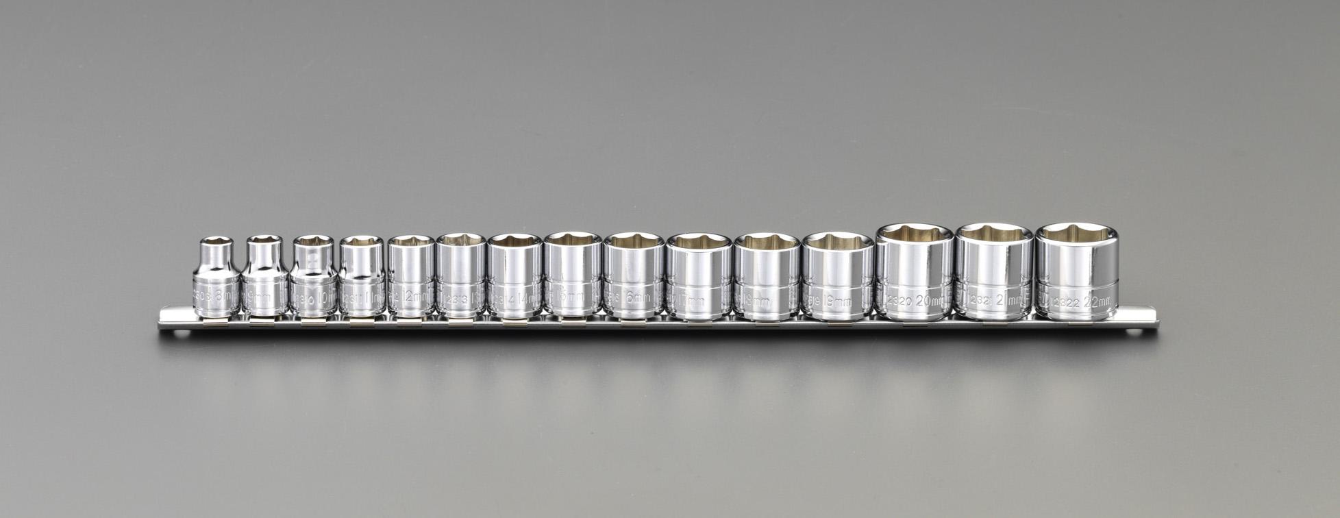 ESCO 3/8-inch Square Drive Socket Set EA617DJ-1 [Sockets & Socket Sets]