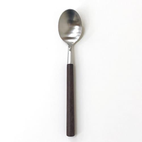 Sato Metal Industries SALUS Rosewood Dessert Spoon Made in Japan