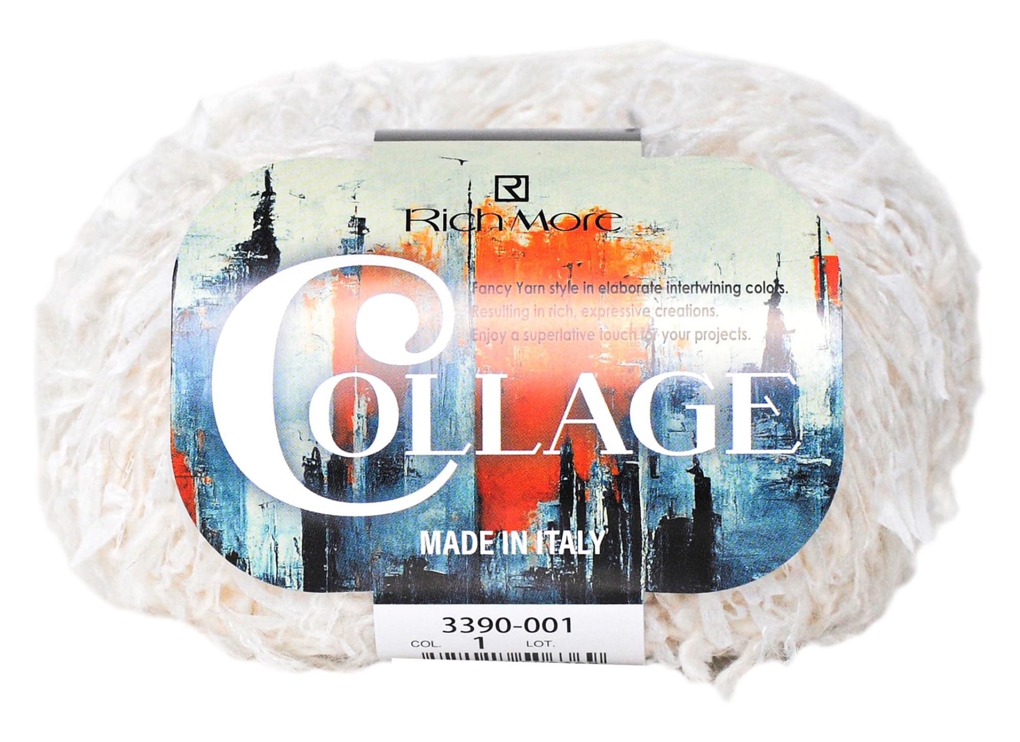 Richmore Hand-Knitting Yarn Collage Extra Bulky COL. 1 White Series 40g (approx. 100m) 3390