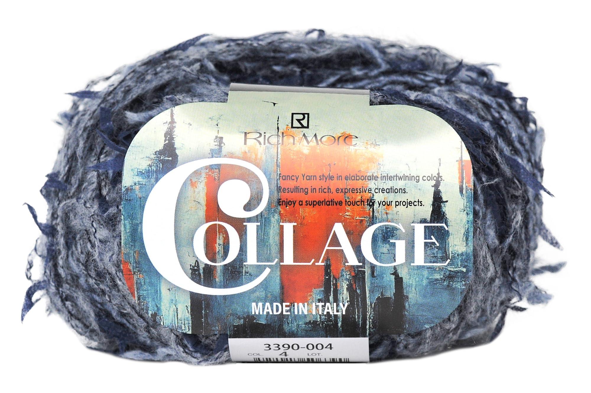Richmore Hand-Knitting Yarn Collage Extra Bulky COL. 4 Blue Family 40g (approx. 100m) 3390