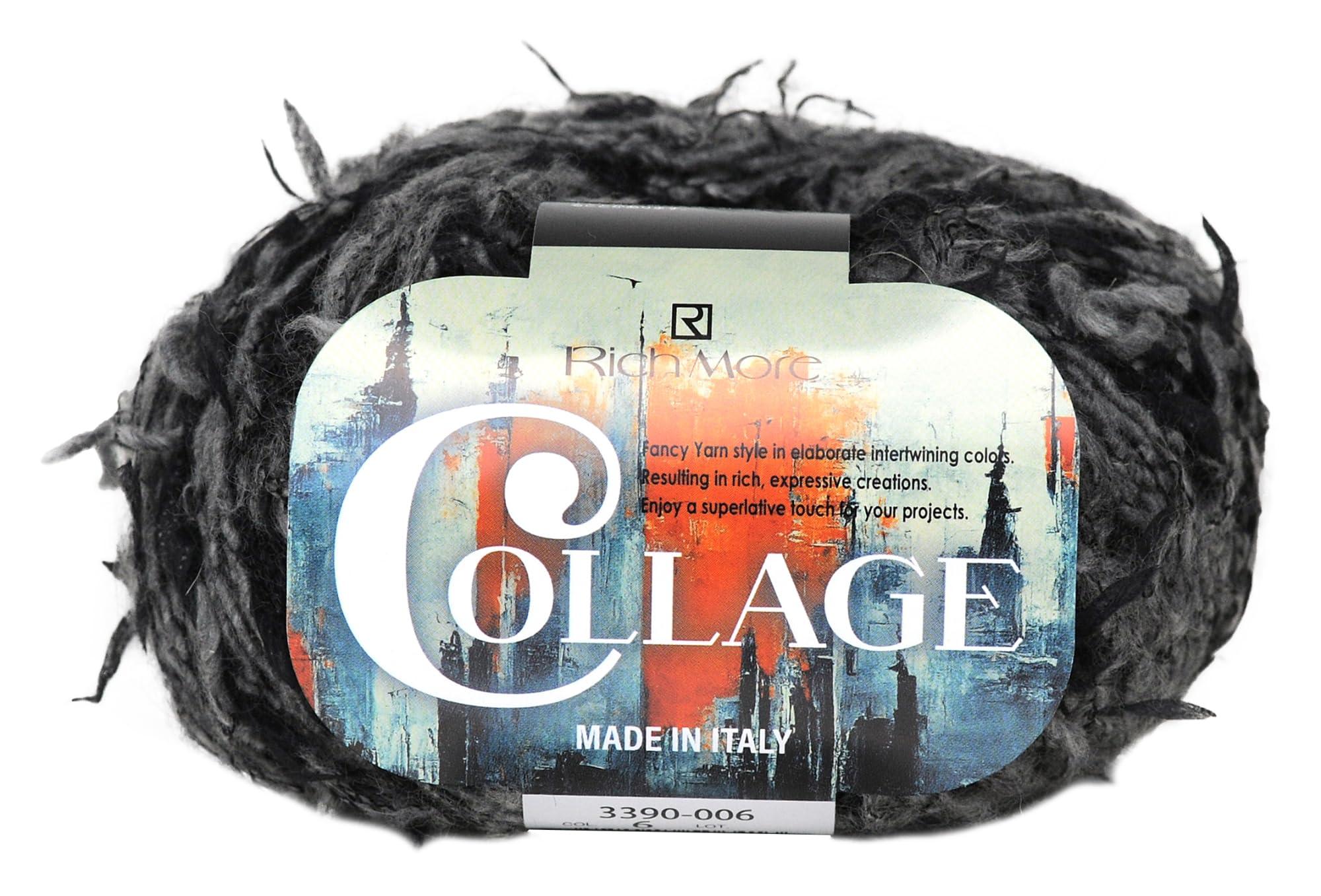 Richmore Hand-Knitting Yarn Collage Extra Bulky COL. 6 Black Series 40g (approx. 100m) 3390