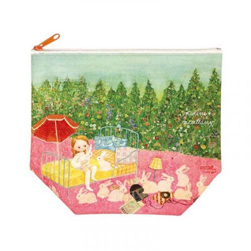 marini＊monteany (Marini＊Montini) Pouch with Gusset usagi