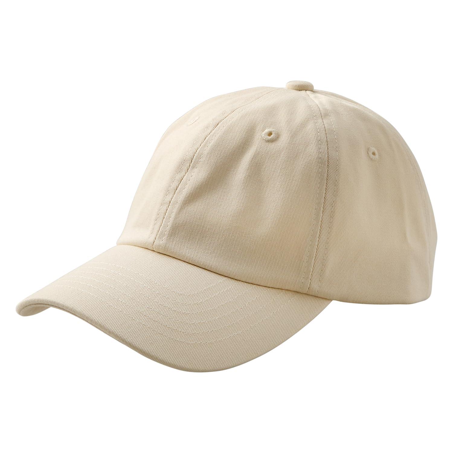 [United Athle] Cap Cotton Twill Low Cap Ivory One Size