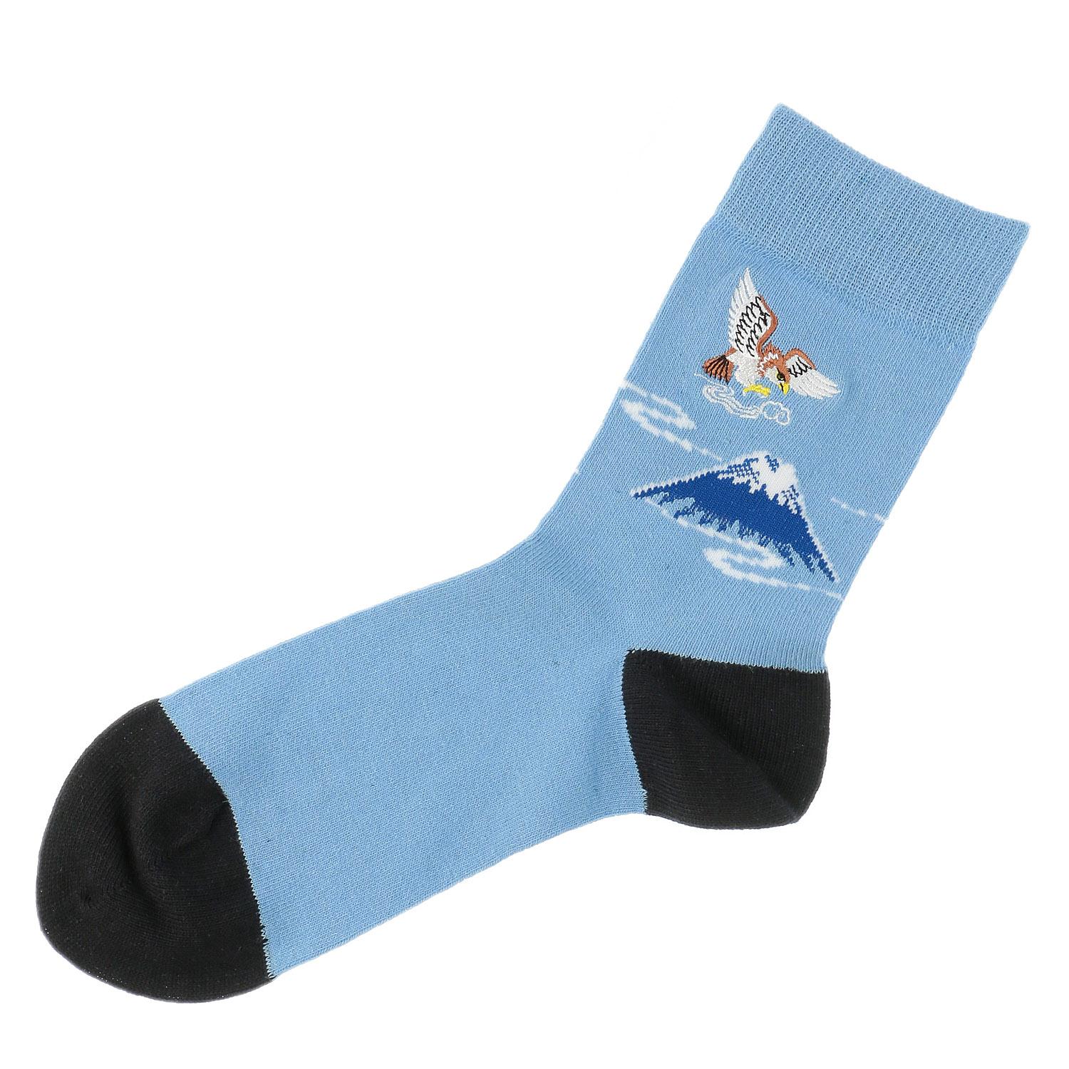 VINTAGE Eagle Embroidery Casual Men's Socks