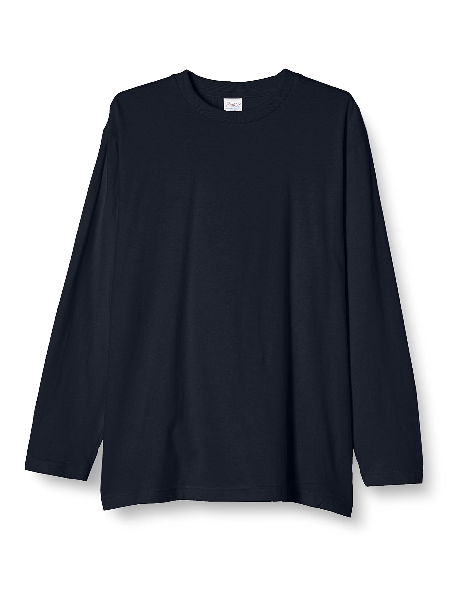 [Printstar] 5.6 oz CVL Heavyweight Long Sleeve T-Shirt 00102-CVL Navy Japan S (Equivalent to Japanese Size S)