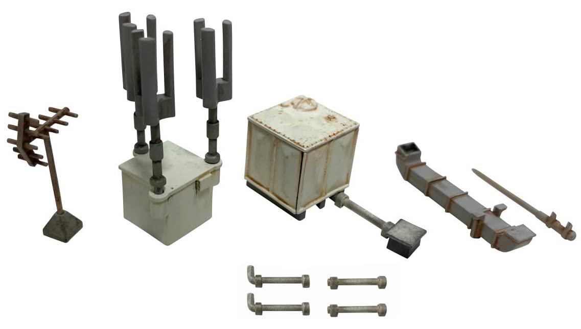 TOMYTEC Scenery Collection Scenery Accessories 138 Roof Accessories Weathered Paint Type D Diorama Supplies