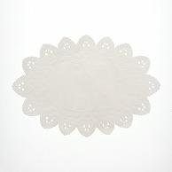 SWAN Lace Paper, Oblong Shape, Size 16, White, 1 Bag