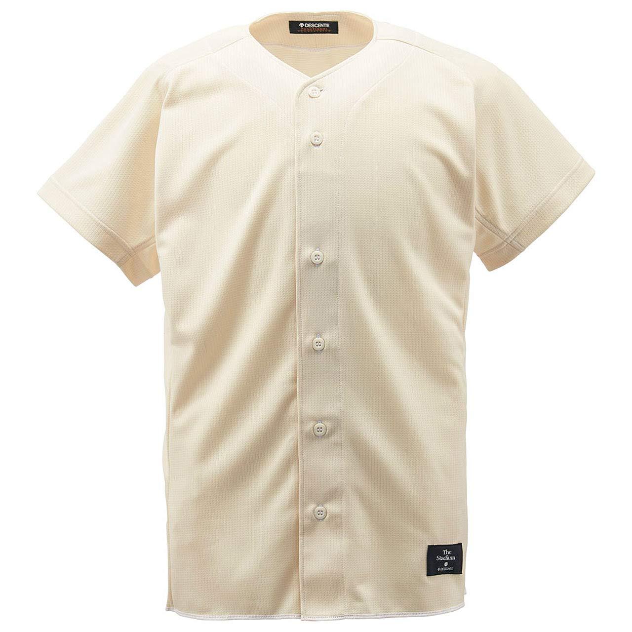 DESCENTE STD-83TA Full Open Shirt SIVO S Ivory XA