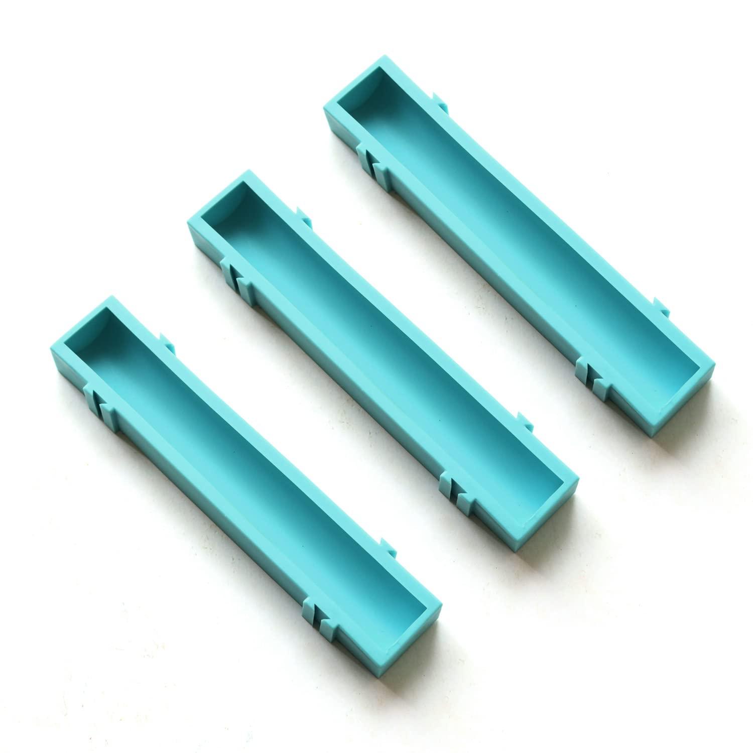 Nippon Chuko Bobbin Container - Easy to load and unload, securely holds and neatly stores - Blue 3-Piece Set NI-05433-3