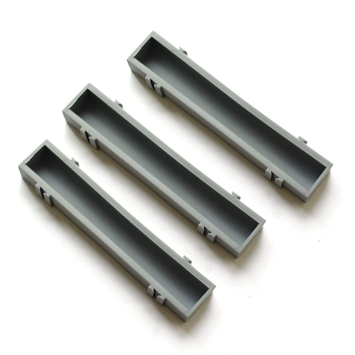 Nippon Chuko Bobbin Container Size: Approx. 15cm x 2.8cm Gray Set of 3 NI-05813-3 Craft Supplies Sewing Tools Bobbin Storage Case