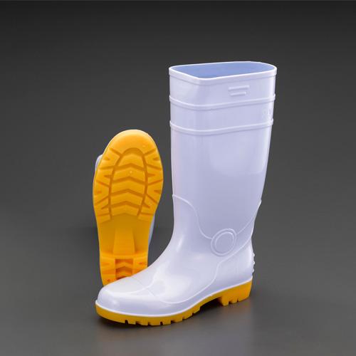 26.0cm Safety Boots (Oil-Resistant Sole, White)