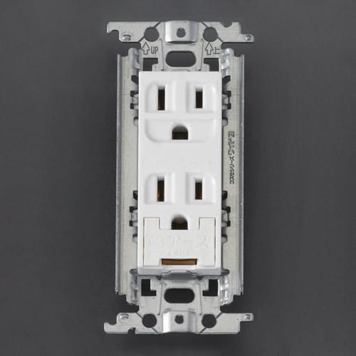 125V/15A Flush-Mount Outlet (2-Outlet/Grounded)