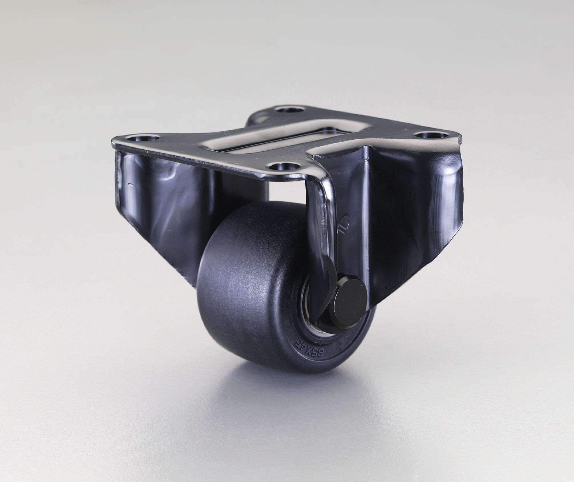 65mm Casters (Fixed Mounting Bracket, Low-Profile Heavy-Duty)