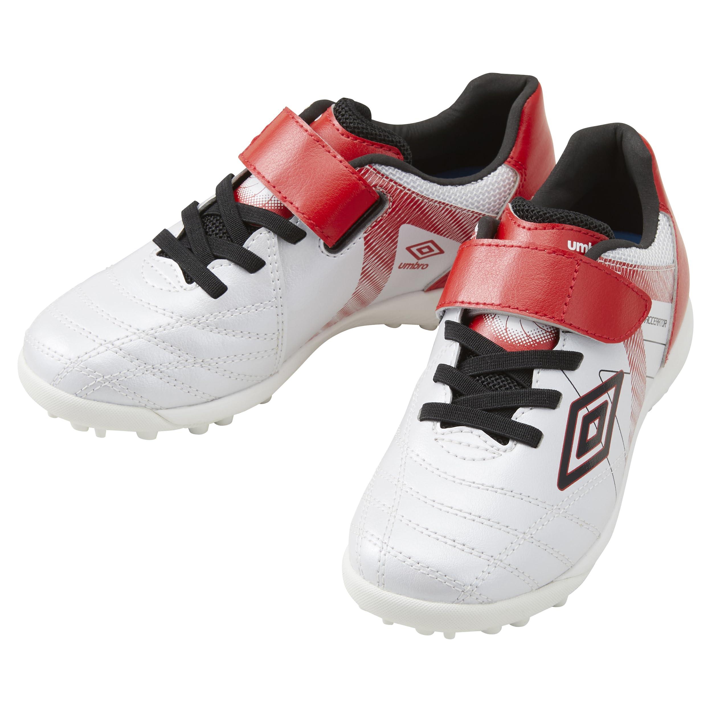 [Umbro] Training Shoes Soccer Athletic Shoes Accelerator JR Wide Flexibility Cushioning Rebound Commuting Junior Kids Children WHRD(UF5SFCT7J) 17.0 cm